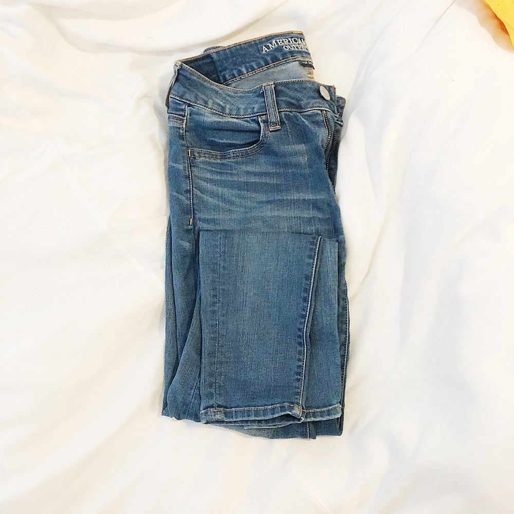 American Eagle Blue Skinny Jeggings